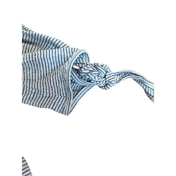 Lucky Brand Women's XS Black Striped Off-The-Shoulder Blouse‎ - Picture 3 of 5